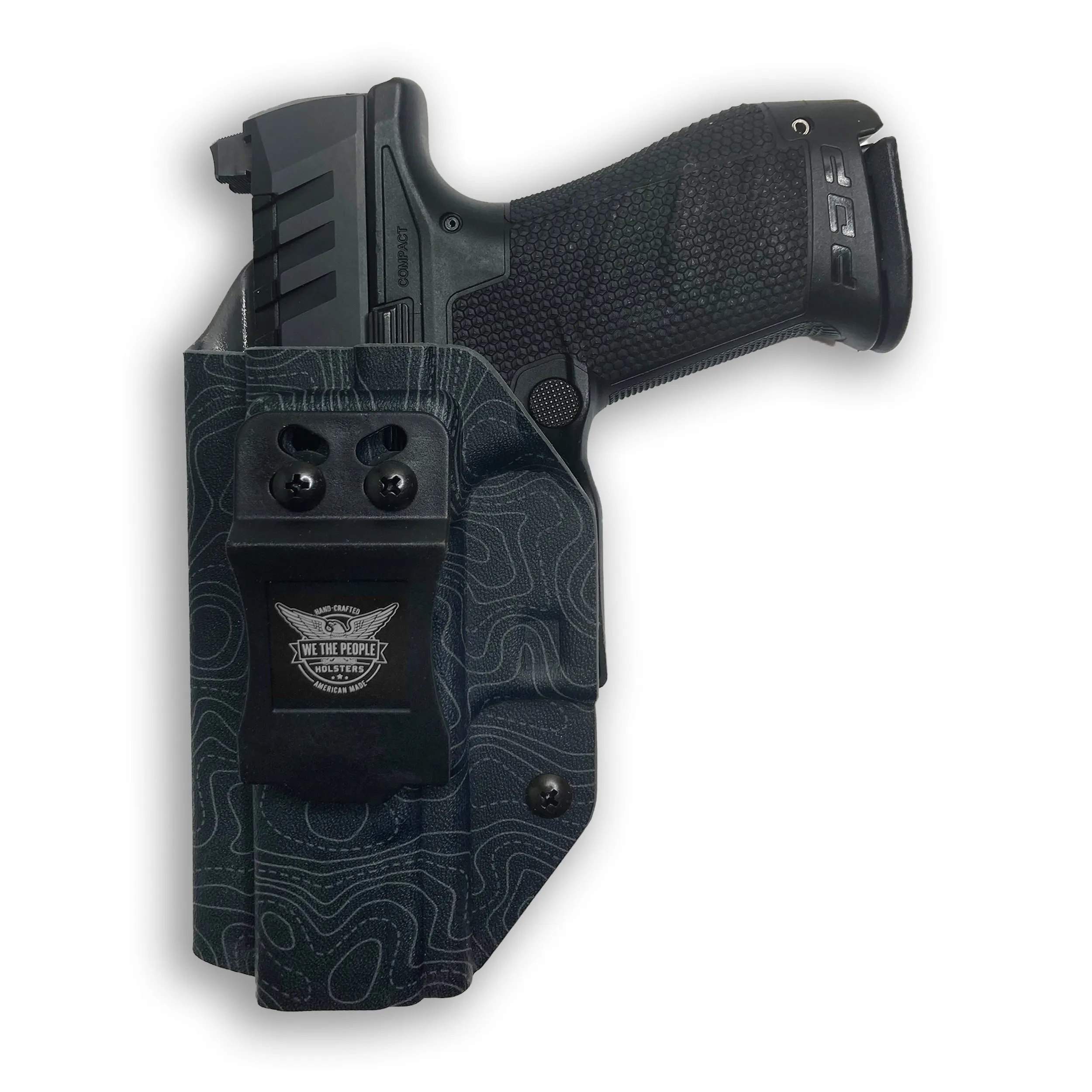 Smith & Wesson M&P Shield / M2.0 Crimson Trace LG-489 Laser / Plus 9mm/.40/30 Super Carry IWB Holster