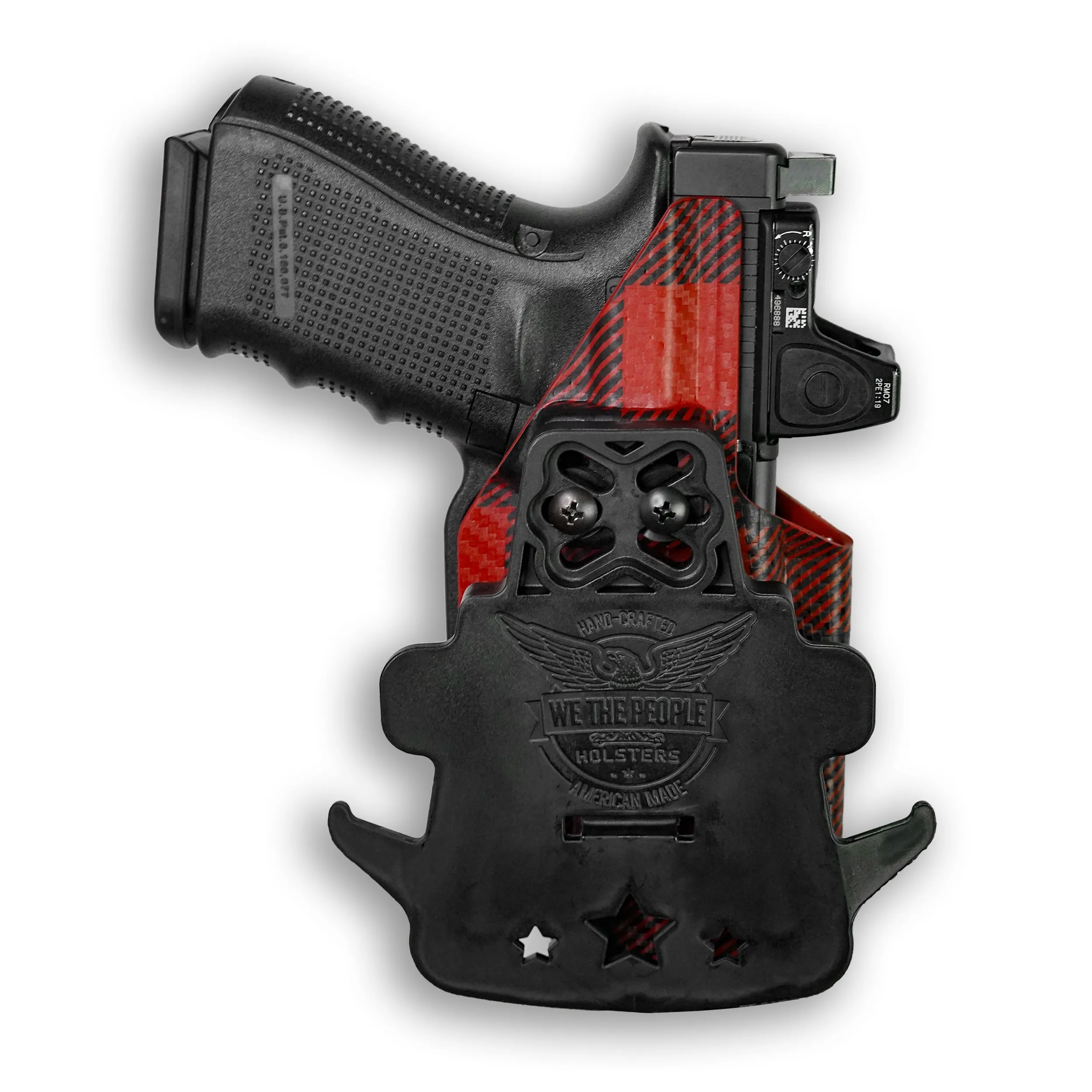 Smith & Wesson M&P Shield / M2.0 with Integrated Crimson Trace Laser / Plus 9mm/.40/30 Super Carry OWB Holster