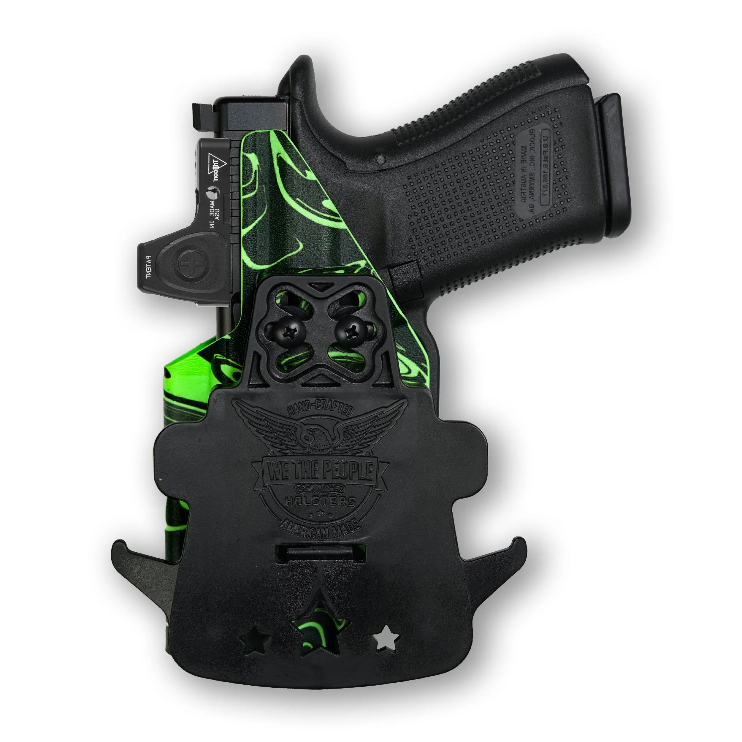 Smith & Wesson M&P Shield / M2.0 with Integrated Crimson Trace Laser / Plus 9mm/.40/30 Super Carry OWB Holster