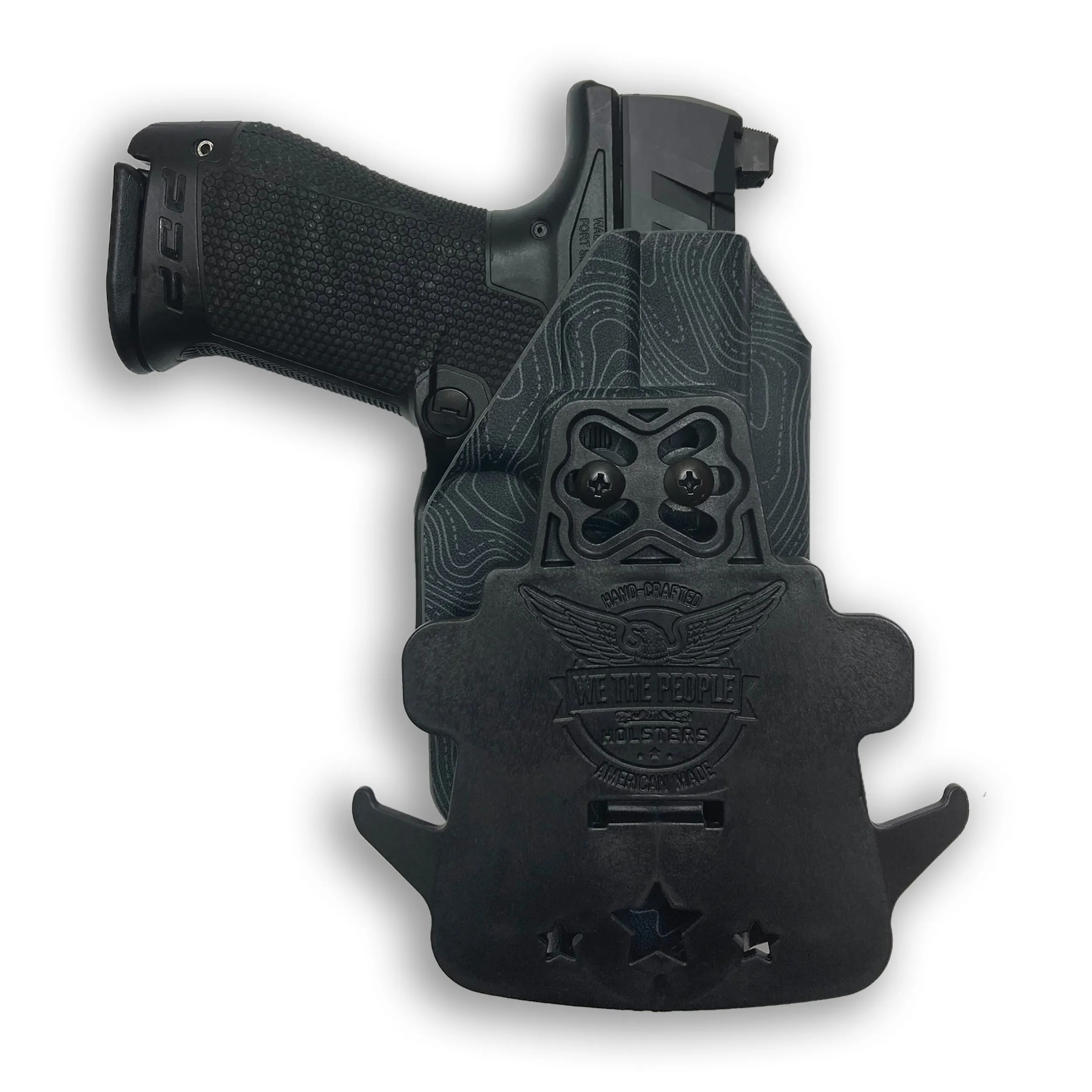 Smith & Wesson M&P Shield / M2.0 with Integrated Crimson Trace Laser / Plus 9mm/.40/30 Super Carry OWB Holster