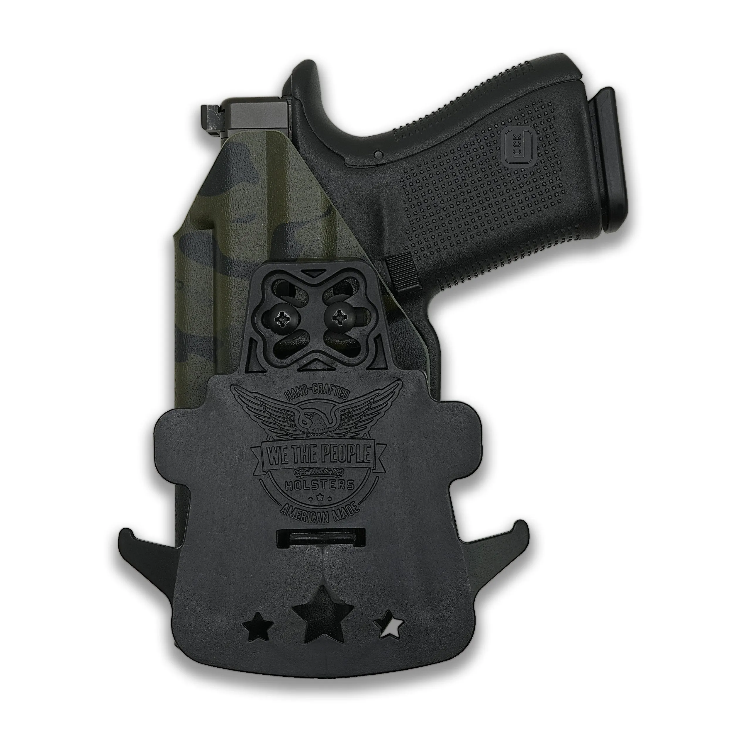 Smith & Wesson M&P Shield / M2.0 with Integrated Crimson Trace Laser / Plus 9mm/.40/30 Super Carry OWB Holster