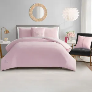 Solid Velour Comforter Set