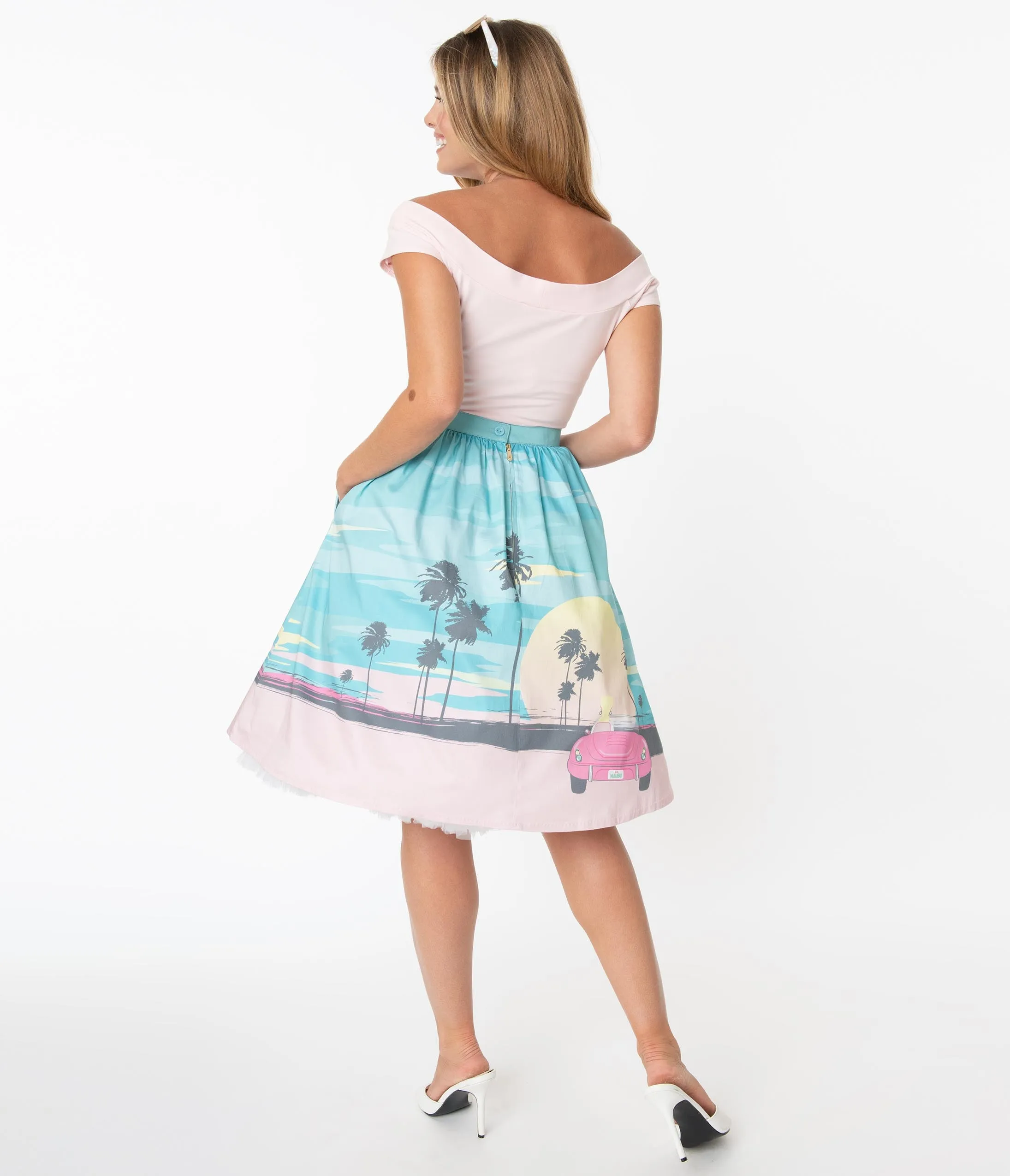 Stitch Shoppe By Loungefly Sunset Drive Sandy Skirt