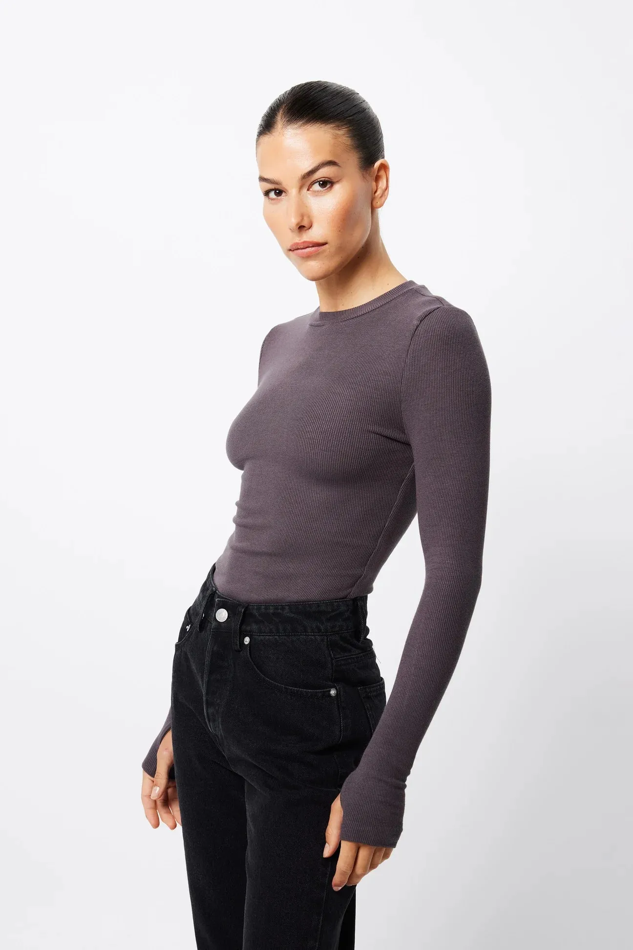 The Brooklyn Top - Charcoal