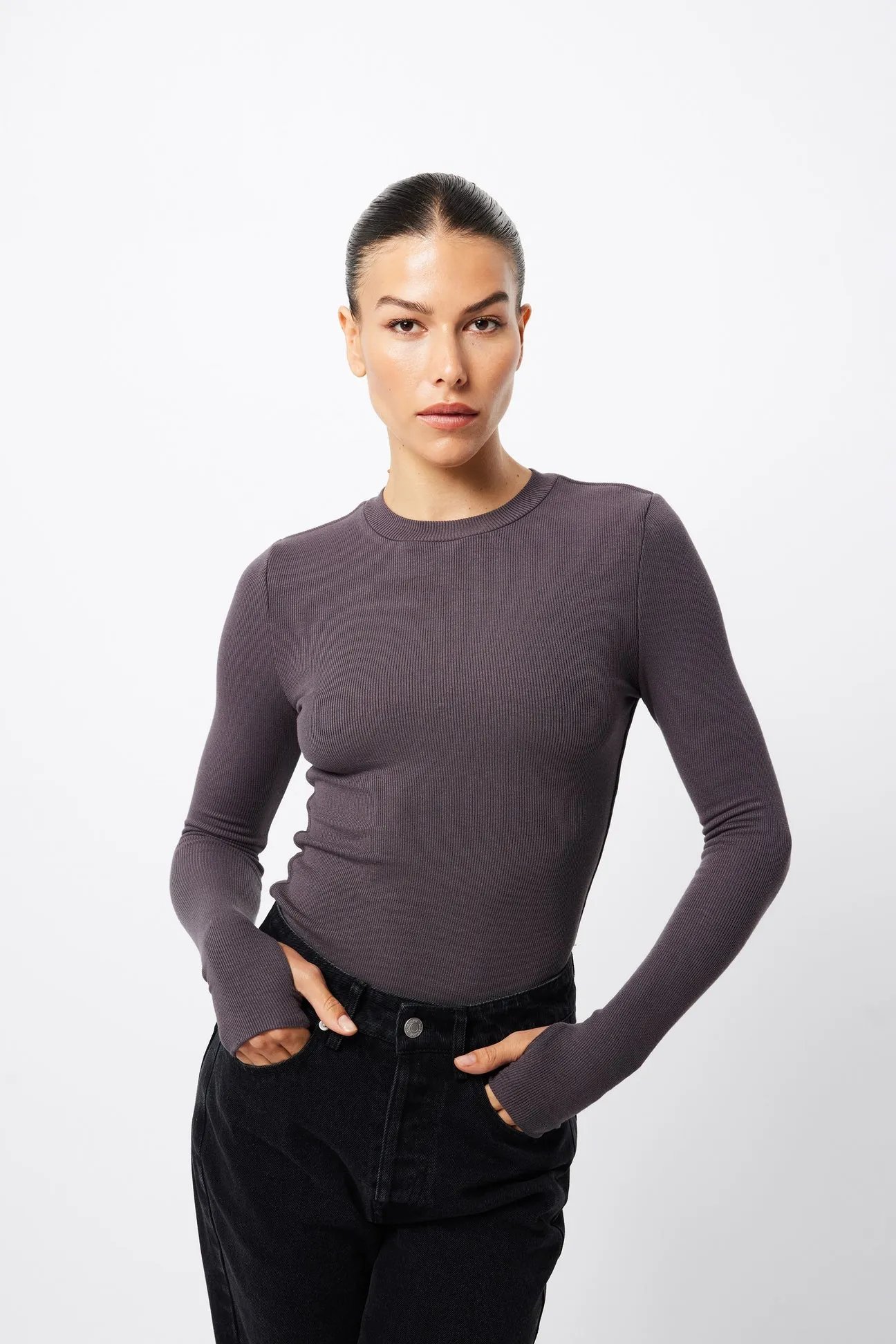 The Brooklyn Top - Charcoal