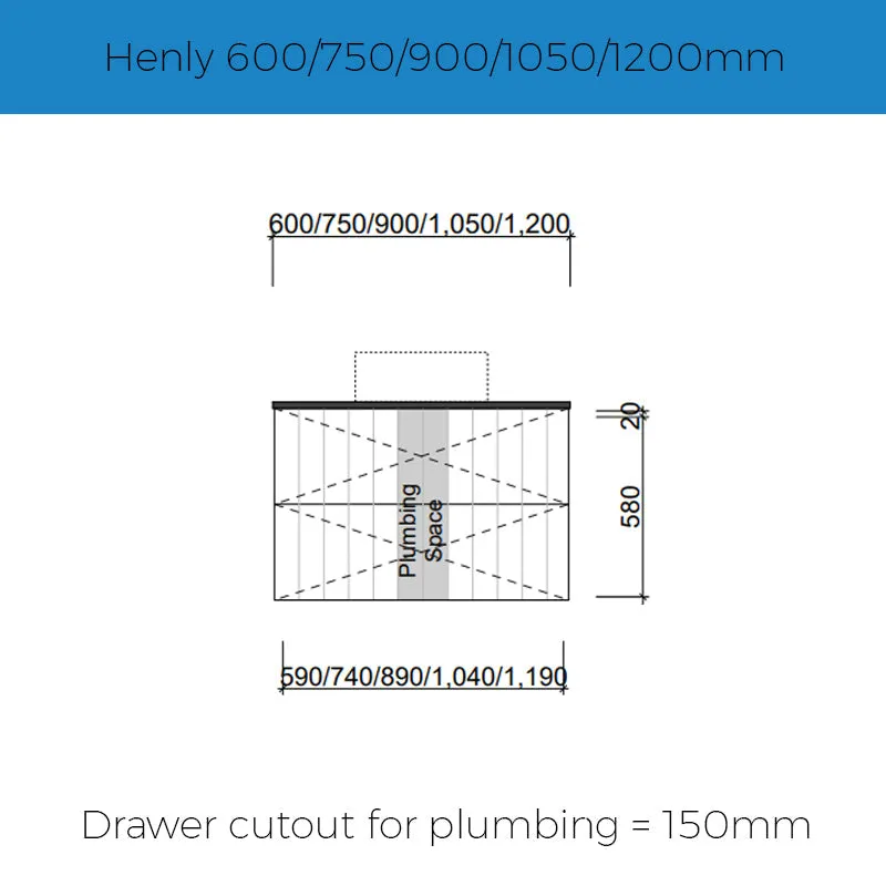 Timberline Henley Wall Hung Vanity