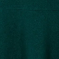 VB Body Flared Skirt In Lurex Green