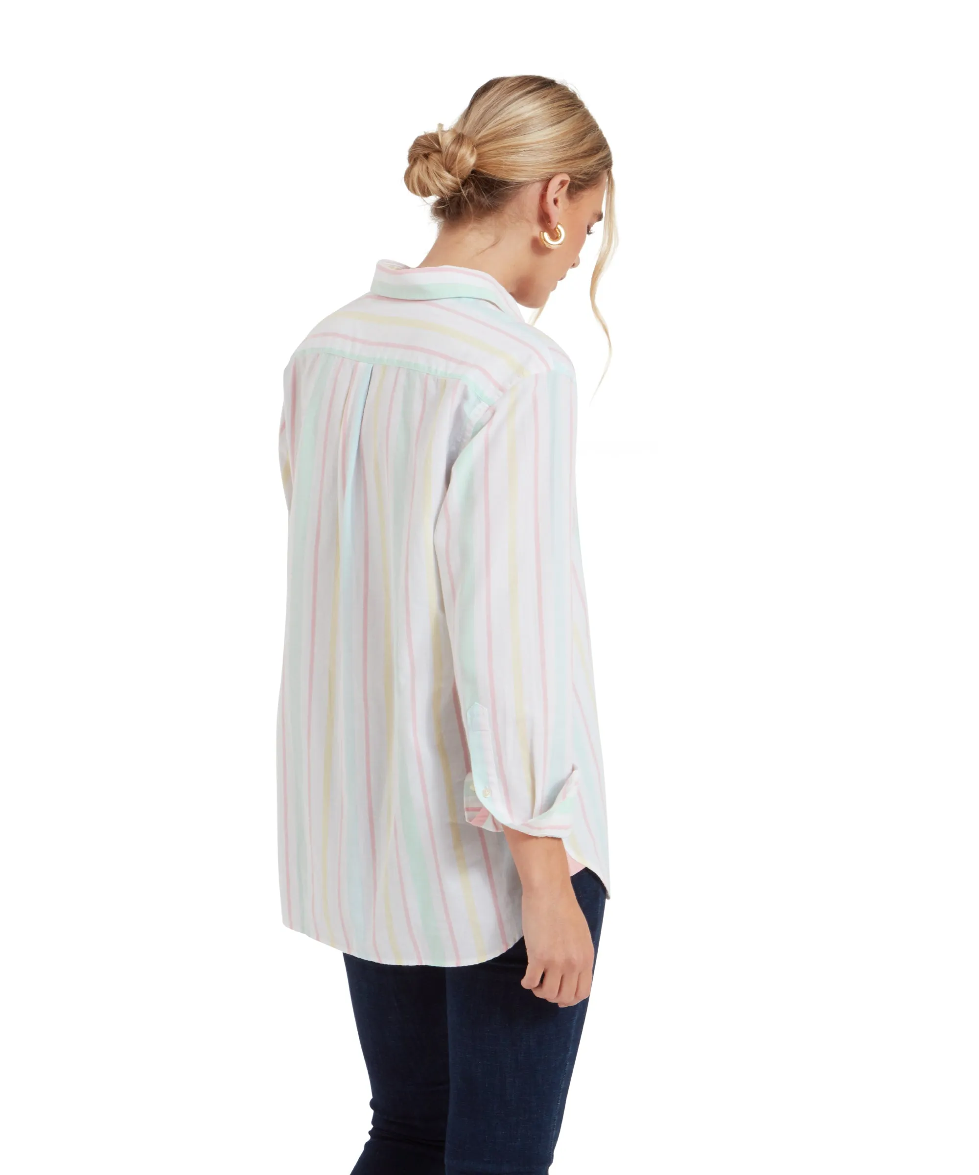 Walberswick Cotton Shirt - Multi Stripe