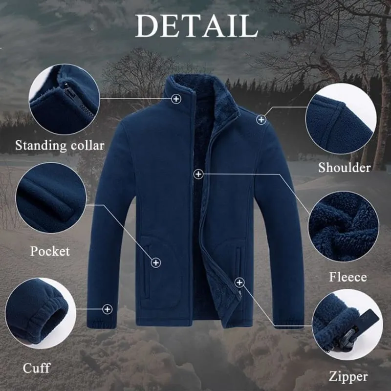 Winter Men's Hiking Fleece Jackets