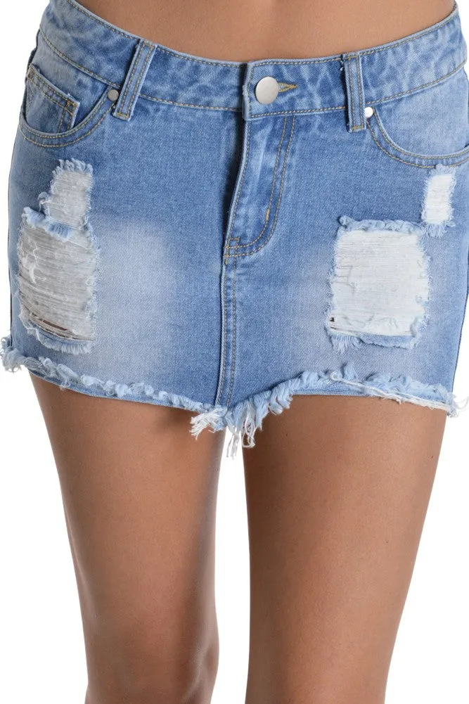 Women's Denim Short Mini Skirts